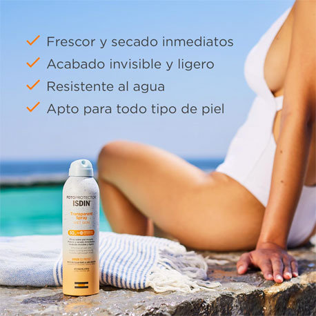 Fotoprotector Transparent Spray Wet Skin SPF 50