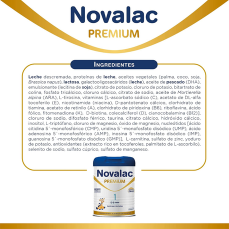 Novalac Premium 1 ingredientes