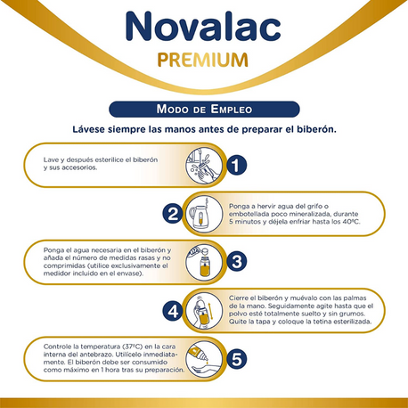 Novalac Premium 2 - modo de empleo