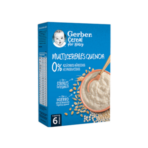 Papilla de bebé multicereales quinoa de Gerber