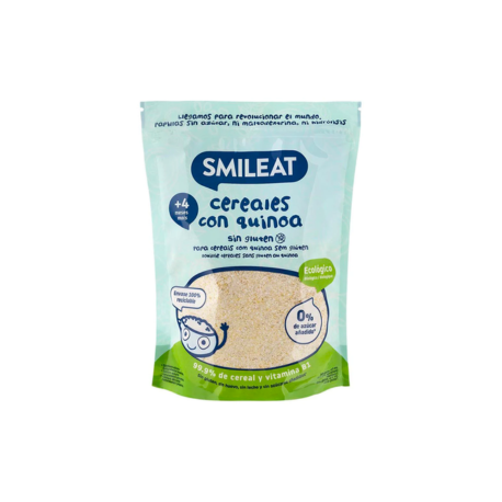 Papilla Cereales Sin Gluten con Quinoa de Smileat