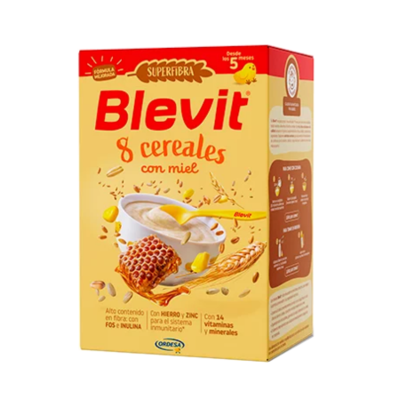 Blevit superfibra 8 cereales con miel