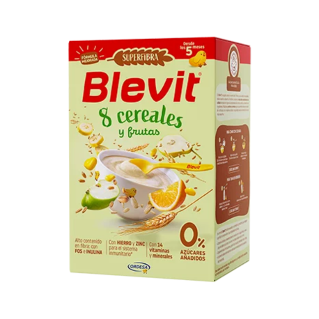 Blevit superfibra 8 cereales y fruta